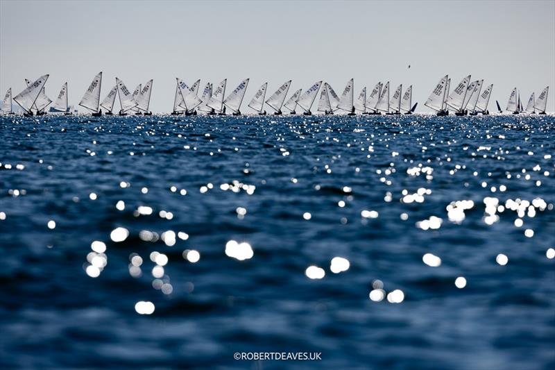 OK Dinghy Worlds at Lake Garda Day 5 photo copyright Robert Deaves / www.robertdeaves.uk taken at Circolo Vela Arco and featuring the OK class
