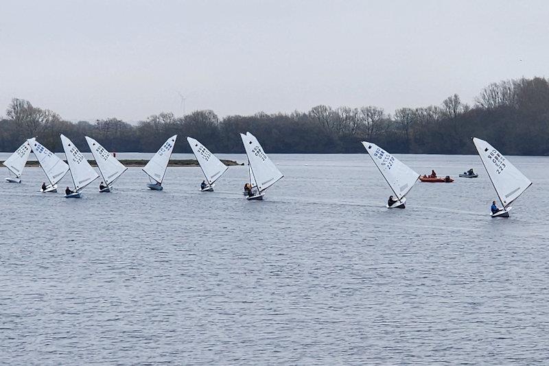 Vaikobi OK Travellers Series and Burghfield Sprints photo copyright Nigel Milligan taken at Burghfield Sailing Club and featuring the OK class