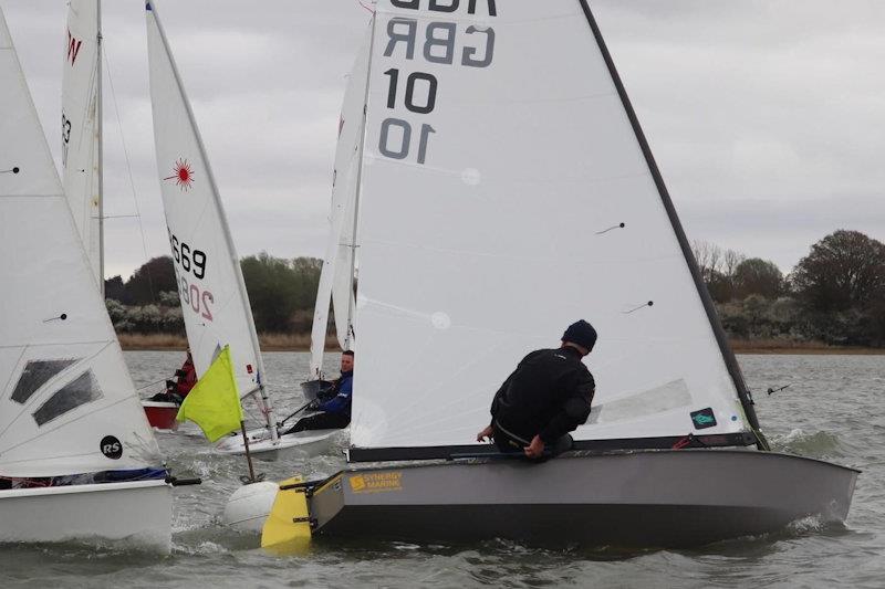 Robert Deaves - OK class at the Easter Egg Regatta at Waldringfield - photo © Alexis Smith