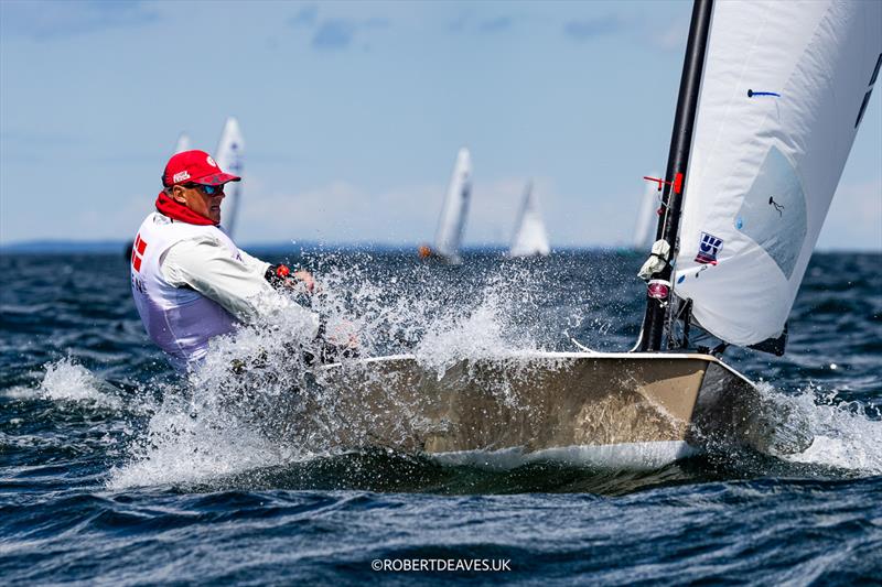 Bo Petersen, DEN - day 3 of the OK Dinghy Worlds in Denmark photo copyright Robert Deaves / www.robertdeaves.uk taken at Royal Danish Yacht Club and featuring the OK class