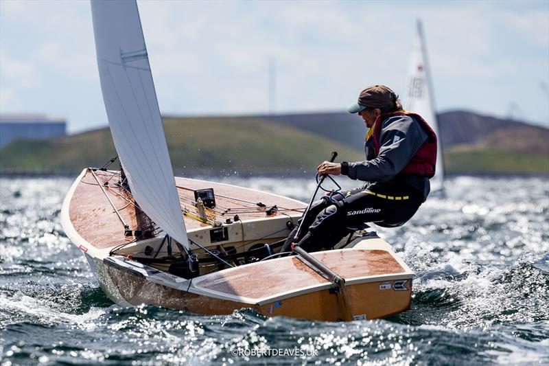 Hans Elkjaer, SWE - day 3 of the OK Dinghy Worlds in Denmark photo copyright Robert Deaves / www.robertdeaves.uk taken at Royal Danish Yacht Club and featuring the OK class
