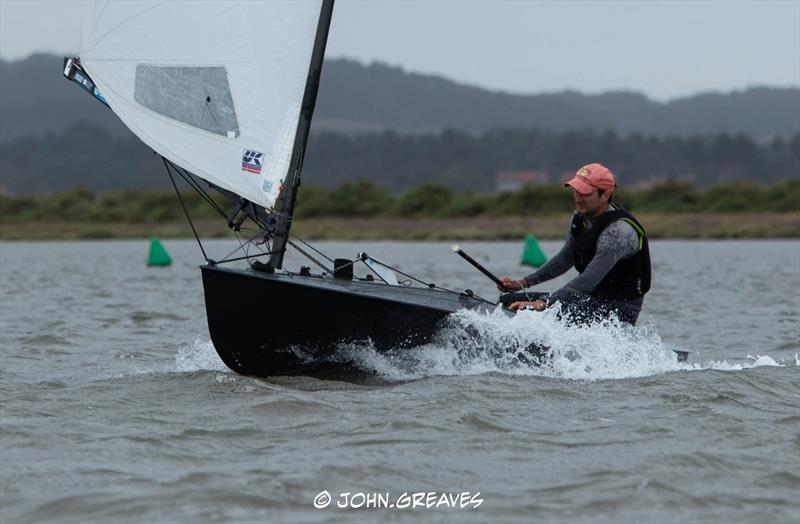 Winner overall, Alex Scoles - Vaikobi Travellers Series and Richard Mason Trophy at Overy Staithe photo copyright John Greaves taken at Overy Staithe Sailing Club and featuring the OK class