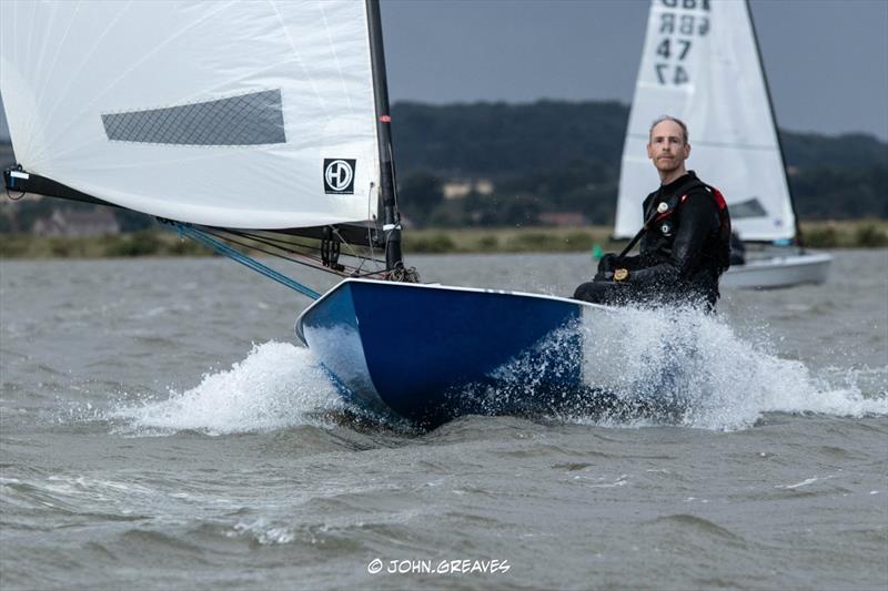 Second overall, Pete Turner - Vaikobi Travellers Series and Richard Mason Trophy at Overy Staithe photo copyright John Greaves taken at Overy Staithe Sailing Club and featuring the OK class