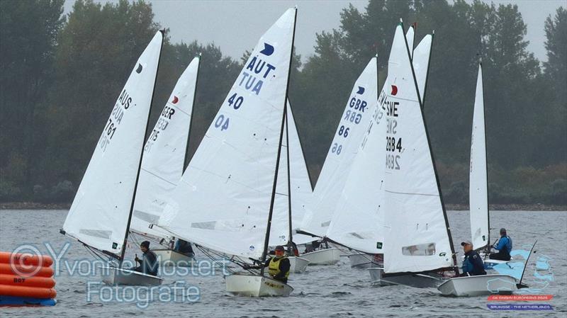 Racing on day 4 of the 2026 OK Dinghy European Championship in Bruinisse - photo © Yvonne Mostert Fotografie