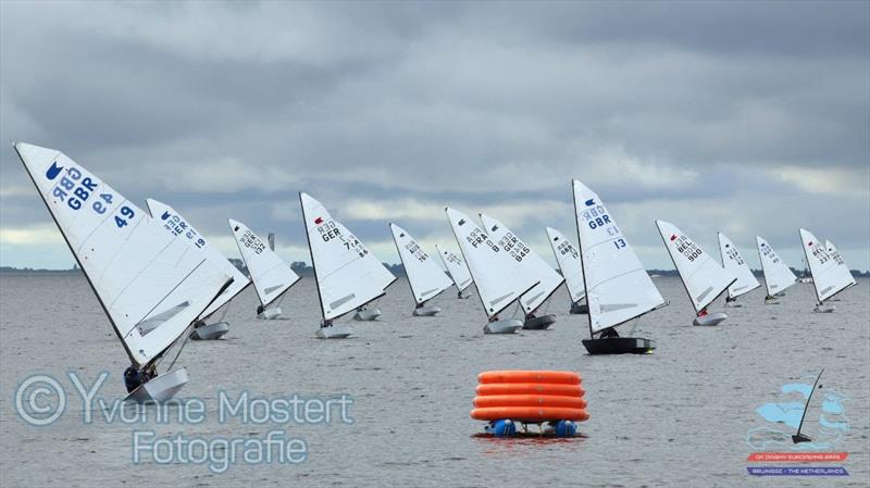 Racing on day 4 of the 2026 OK Dinghy European Championship in Bruinisse - photo © Yvonne Mostert Fotografie