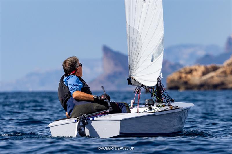 Jean-Louis Petetin, FRA - 2026 OK Dinghy Autumn Trophy at Bandol, France - Day 4 photo copyright Robert Deaves taken at Société Nautique de Bandol and featuring the OK class
