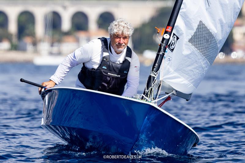 Laurent Petetin FRA - 2026 OK Dinghy Autumn Trophy at Bandol, France - Day 4 - photo © Robert Deaves