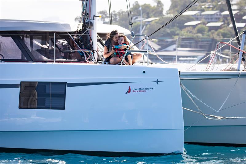 Andrew Pearson's Nautitech Open 40 Flo team - 2022 Hamilton Island Race Week photo copyright Nic Douglass @sailorgirlHQ taken at Hamilton Island Yacht Club and featuring the Open 40 class