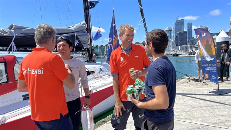 Winners are grinners - Open 40 - Globe 40 Leg 3 Finish - Auckland stopover - October 2022 - photo © Globe 40