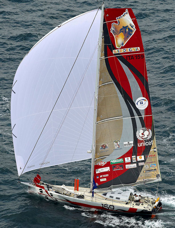 Andrea Mura in his Open 50, Vento de Sardegna will be competing in the TWOSTAR photo copyright Yvan Zedda taken at  and featuring the Open 50 class