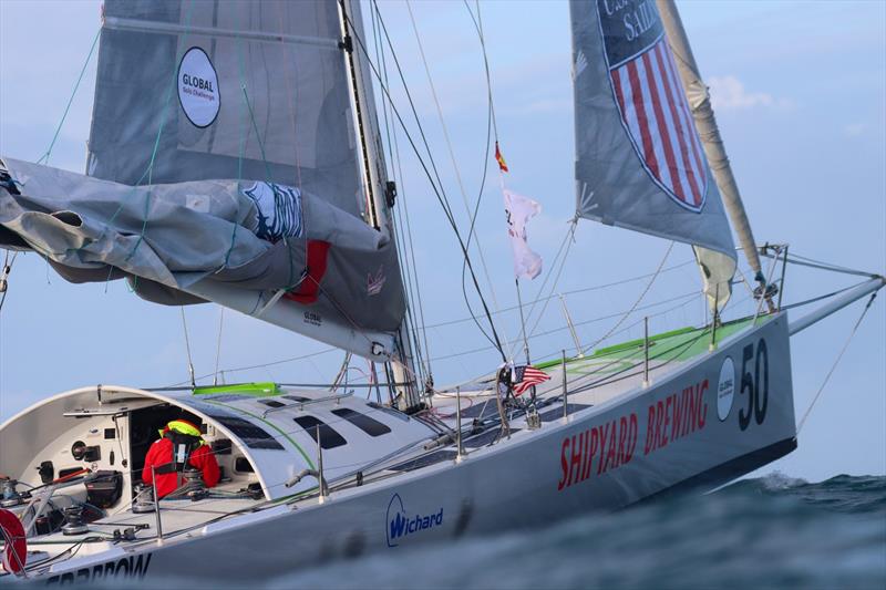 Ronnie Simpson - Shipyard Brewing - Global Solo Challenge 2023 photo copyright GSC / Pep Portas taken at  and featuring the Open 50 class