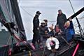 Alex Thomson brings Hugo Boss to Jersey © Debbie Brown