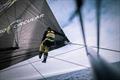 The Ocean Race 2022-23 Leg 3 Day 21 onboard Team Holcim - PRB. Sam Goodchild checking the sails