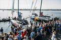Team Paprec Arkea, skippered by Yoann Richomme, at the start of the runs during the Ocean Race Europe in Kiel, Germany
