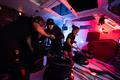 The Ocean Race Europe Leg 5 Finish - Working hard until the very end: the Team Malizia crew moments before the finish