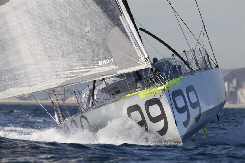 Hugo Boss breaks the Barcelona to Gibraltar record during the Barcelona World Race photo copyright Gilles Martin-Raget / Barcelona World Race taken at  and featuring the IMOCA class