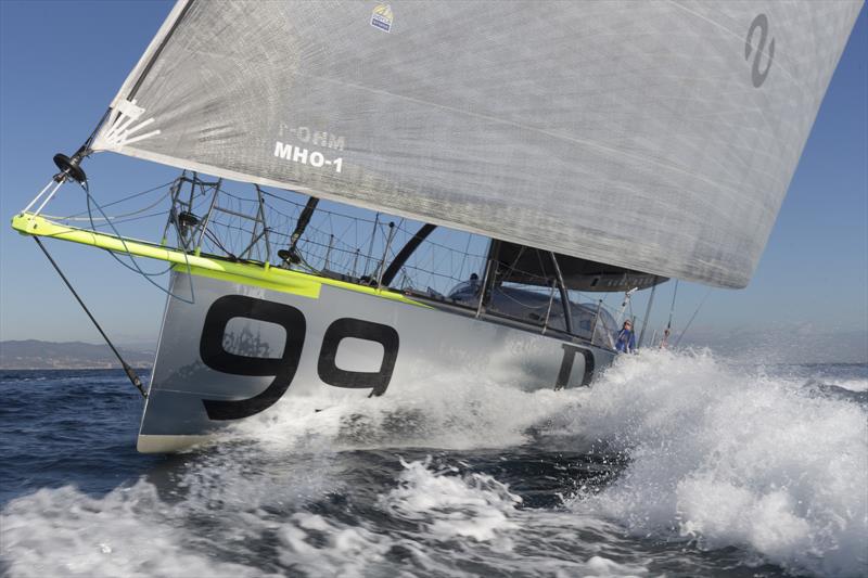 Hugo Boss during the Barcelona World Race photo copyright Gilles Martin-Raget / Barcelona World Race taken at  and featuring the IMOCA class
