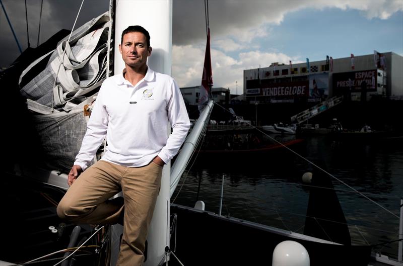 Sebastien Josse (FRA) skipper of Edmond de Rothchild ahead of the Vendée Globe 2016/17  photo copyright Vincent Curutchet / DPPI / Vendee Globe taken at  and featuring the IMOCA class