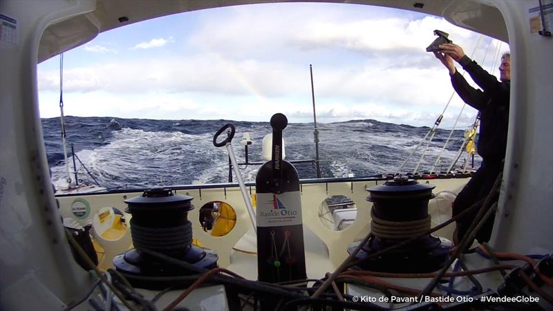 Kito de Pavant on Bastide Otio on day 4 of the Vendée Globe photo copyright Kito de Pavant taken at  and featuring the IMOCA class