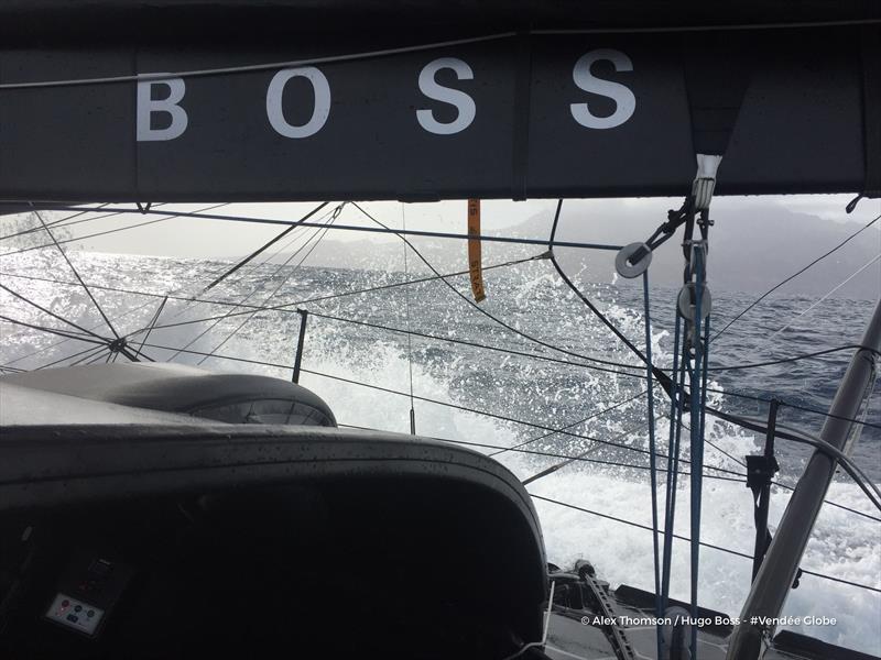 Hugo Boss in the lead of the Vendée Globe photo copyright Alex Thomson / Hugo Boss / Vendée Globe taken at  and featuring the IMOCA class