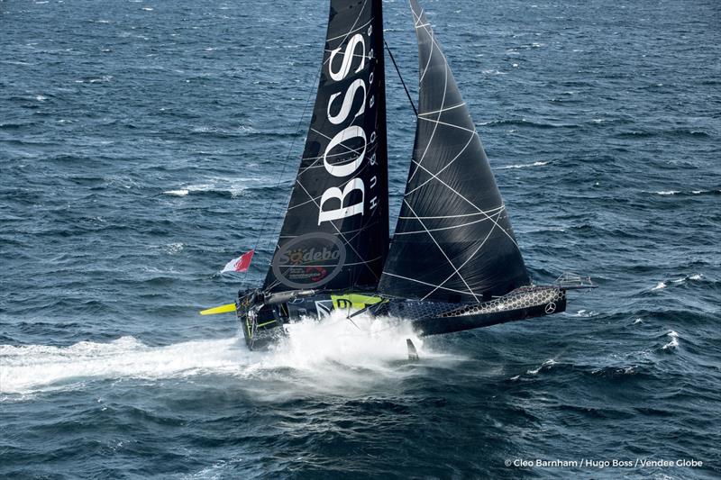 Alex Thomson (GBR) on Hugo Boss in the 8th Vendée Globe photo copyright Cleo Barnham / Hugo Boss / Vendee Globe taken at  and featuring the IMOCA class