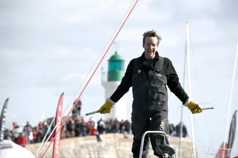 Conrad Colman finishes 16th in the Vendée Globe under jury rig photo copyright Olivier Blanchet / DPPI / Vendee Globe taken at  and featuring the IMOCA class