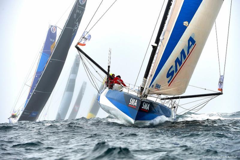 Paul Meilhat will compete in the 2018 Sevenstar Round Britain and Ireland Race in IMOCA 60, SMA photo copyright Y. Zedda / Challenge Azimut taken at Royal Ocean Racing Club and featuring the IMOCA class