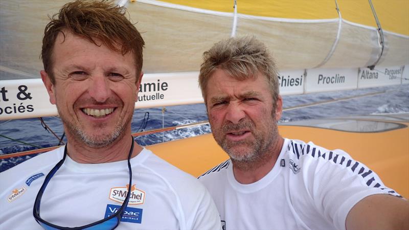 Jean-Pierre Dick & Yann Elies on St Michel - Virbac win the IMOCA class in the Transat Jacques Vabre 2017 - photo © St Michel - Virbac