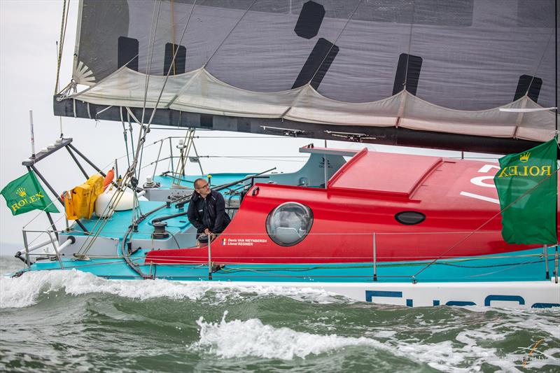 2019 Rolex Fastnet Race start photo copyright www.Sportography.tv taken at Royal Ocean Racing Club and featuring the IMOCA class
