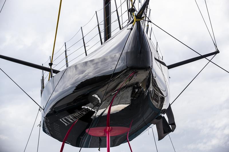 The radical new Hugo Boss IMOCA 60 aimed at winning the Vendee Globe photo copyright Lloyd Images taken at  and featuring the IMOCA class