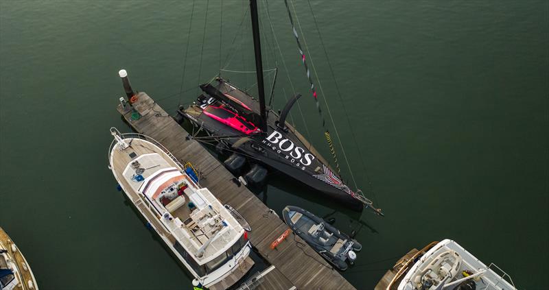 HUGO BOSS at Haslar Marina photo copyright Alex Thomson Racing taken at  and featuring the IMOCA class