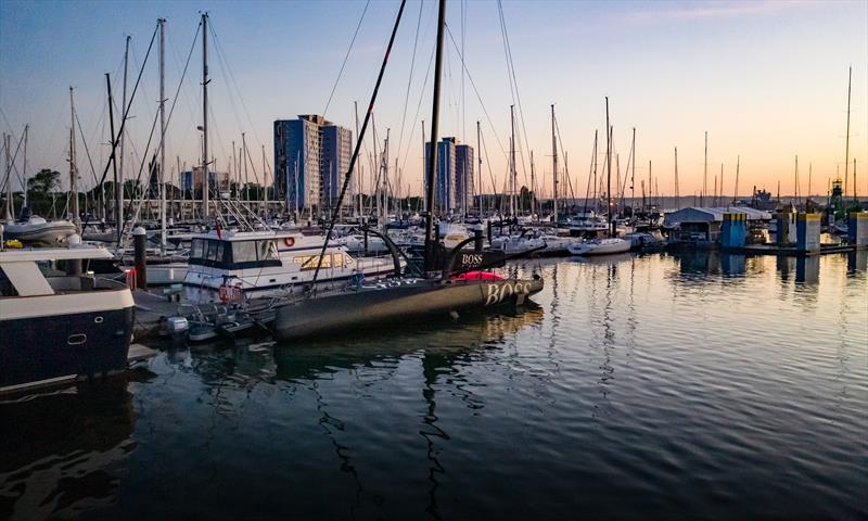 HUGO BOSS at Haslar Marina photo copyright Alex Thomson Racing taken at  and featuring the IMOCA class