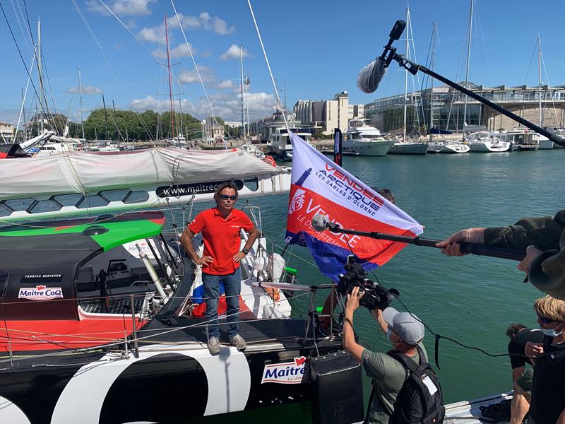 Sailors prepare on the eve of the Vendée-Arctique-Les Sables d'Olonne - photo © Caroline Muller