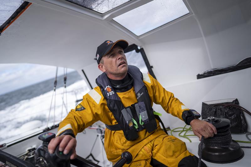 Onboard during the Vendée-Arctique-Les Sables d'Olonne Race photo copyright Eloi Stichelbaut-polaRYSE / PRB taken at  and featuring the IMOCA class