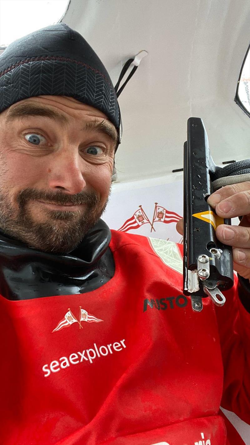 Boris Herrmann on Seaexplorer during the Vendée-Arctique-Les Sables d'Olonne Race photo copyright Boris Herrmann taken at  and featuring the IMOCA class