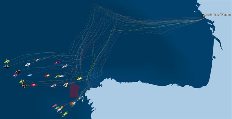 Vendée Globe Position Report 17H00 UTC 10/11/2020 photo copyright #VG2020 taken at  and featuring the IMOCA class