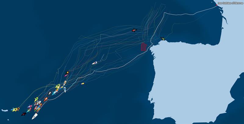 Vendée Globe Position Report 17H00 UTC 12/11/2020 photo copyright #VG2020 taken at  and featuring the IMOCA class