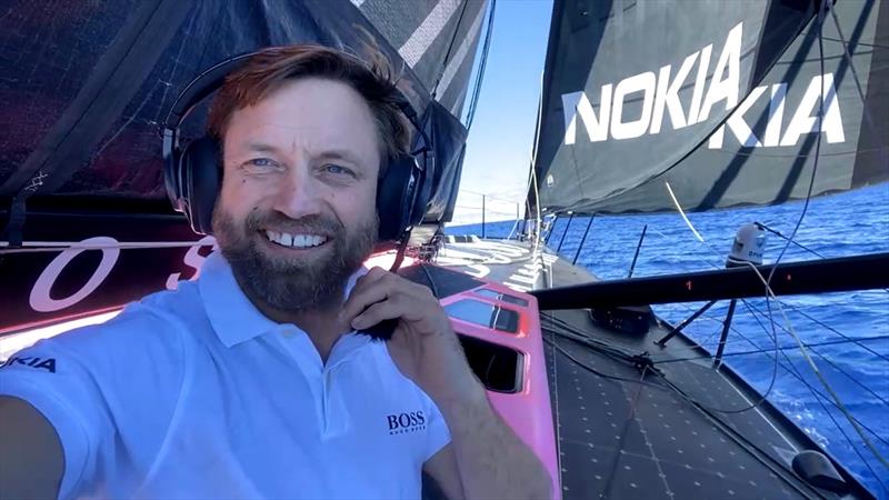 Alex Thomson back in race mode on Hugo Boss in the Vendée Globe photo copyright Alex Thomson taken at  and featuring the IMOCA class