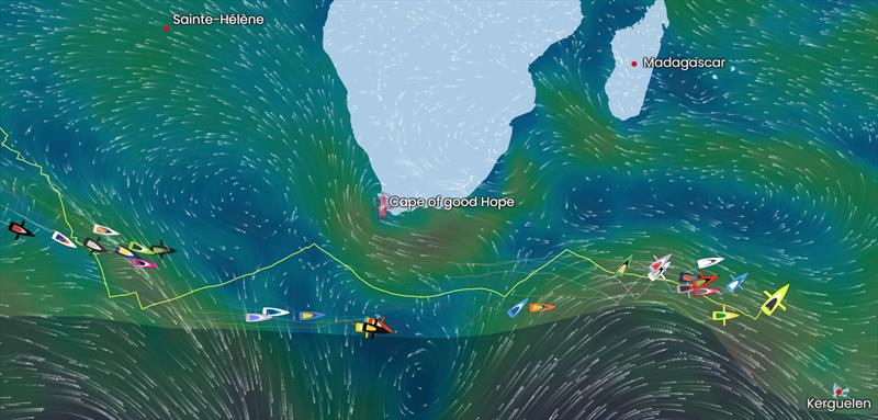 Vendée Globe Position Report 14H00 UTC 06/12/2020 photo copyright #VG2020 taken at  and featuring the IMOCA class