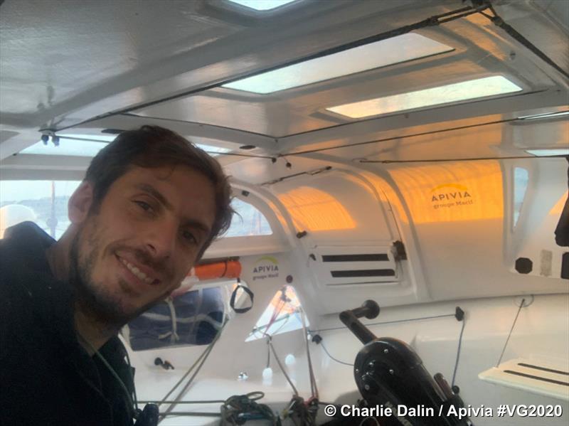 Charlie Dalin on Apivia in the Vendée Globe - photo © Charlie Dalin / Apivia #VG2020