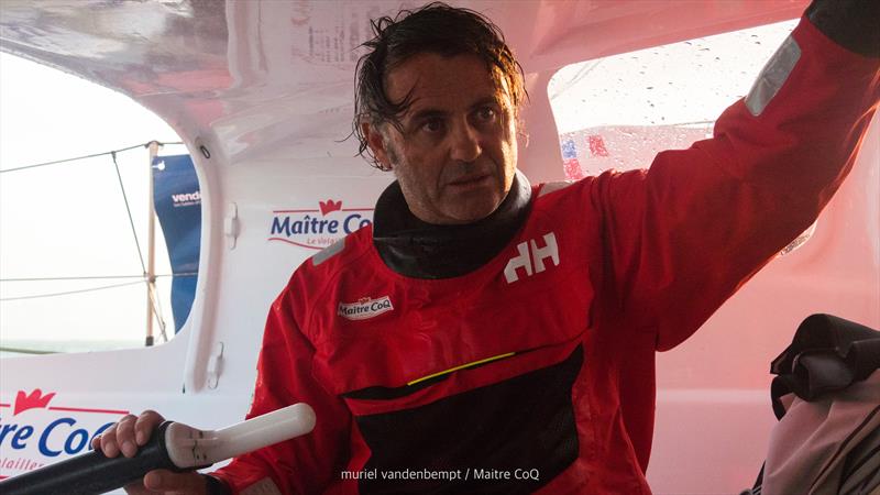 Yannick Bestaven on Maitre CoQ IV retakes the lead in the Vendée Globe photo copyright Muriel Vanderbembt / Maitre CoQ #VG2020 taken at  and featuring the IMOCA class