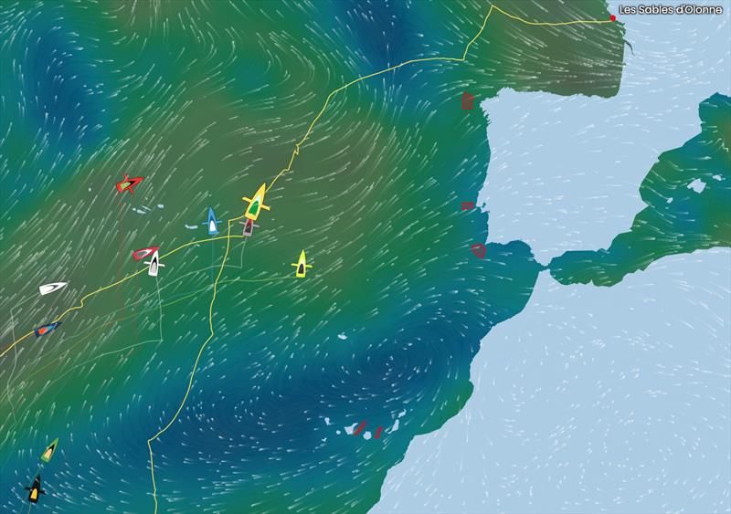 Vendée Globe Position Report 17H00 UTC 24/01/2021 - photo © Vendée Globe