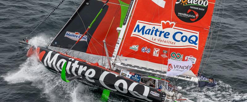 Yannick Bestaven on Maître Coq during the the Vendée Globe - photo © Jean-Marie LIOT / Maître Coq