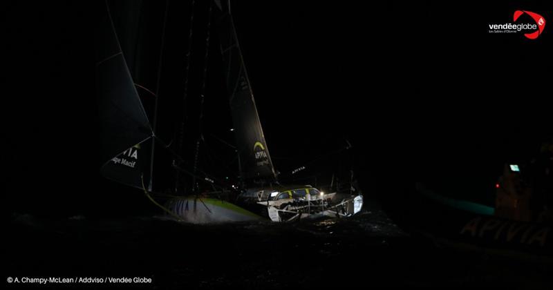 Line honours for Charlie Dalin on Apivia in the Vendée Globe - 80 days, 6 hours, 15 minutes, 47 seconds - photo © A. Champy-McLean / Addvisio / Vendée Globe