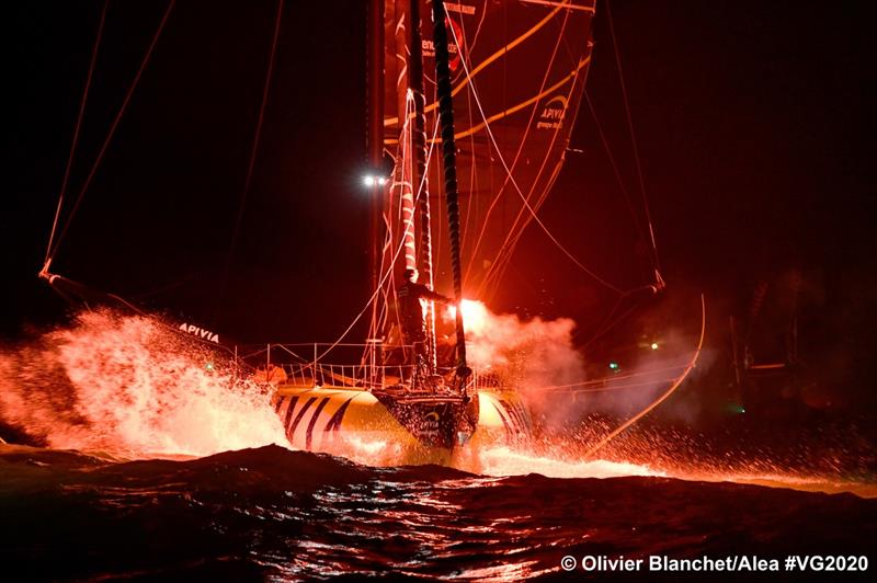 Line honours for Charlie Dalin on Apivia in the Vendée Globe - 80 days, 6 hours, 15 minutes, 47 seconds photo copyright Olivier Blanchet / Alea #VG2020 taken at  and featuring the IMOCA class