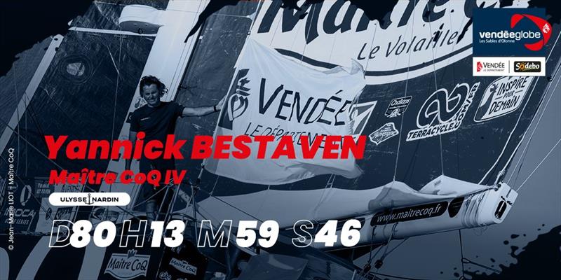 Yannick Bestaven on Maître Coq wins the Vendée Globe 2020/21 - photo © Jean-Marie LIOT / Maître Coq