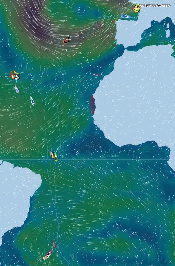 Vendée Globe Position Report 17H00 UTC 02/02/2021 photo copyright Vendée Globe taken at  and featuring the IMOCA class