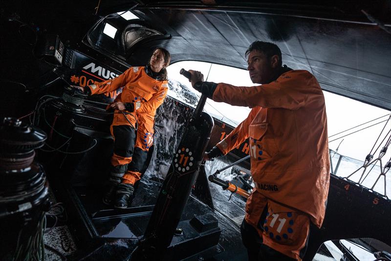 The Ocean Race Europe, Lorient, France to Cascais, Portugal Leg 1: On Board 11th Hour Racing Team photo copyright Amory Ross / 11th Hour Racing/The Ocean Rac taken at  and featuring the IMOCA class