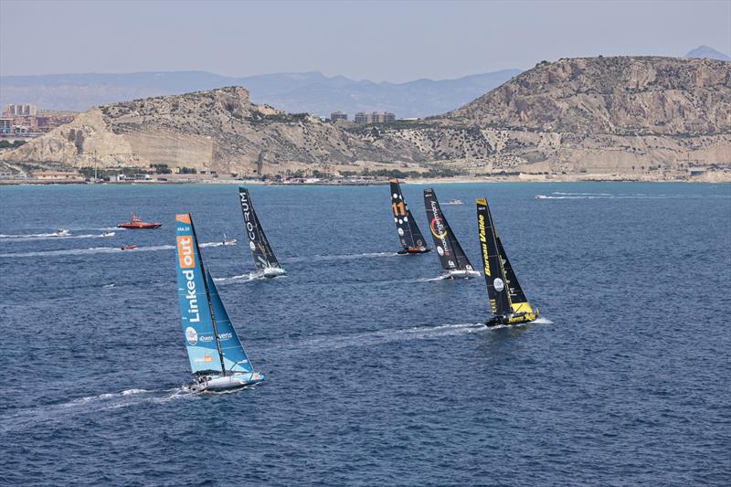 Start of the Third Leg of The Ocean Race Europe, from Alicante, Spain, to Genoa, Italy photo copyright Sailing Energy / The Ocean Race taken at  and featuring the IMOCA class