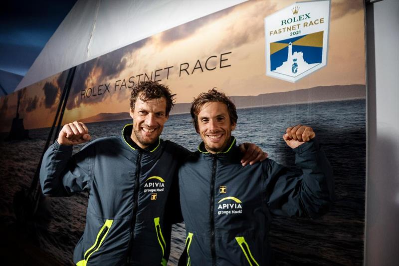 Rolex Fastnet Race victory in the IMOCA class for the hugely talented Charlie Dalin and Paul Meilhat on Apivia - photo © Paul Wyeth / www.pwpictures.com